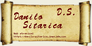 Danilo Sitarica vizit kartica